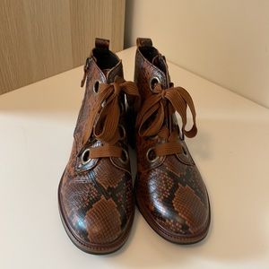 Kelsi Dagger Lover Lace-up Booties